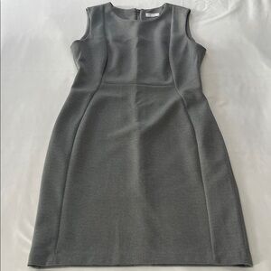 Calvin Klein Gray Sheath Dress